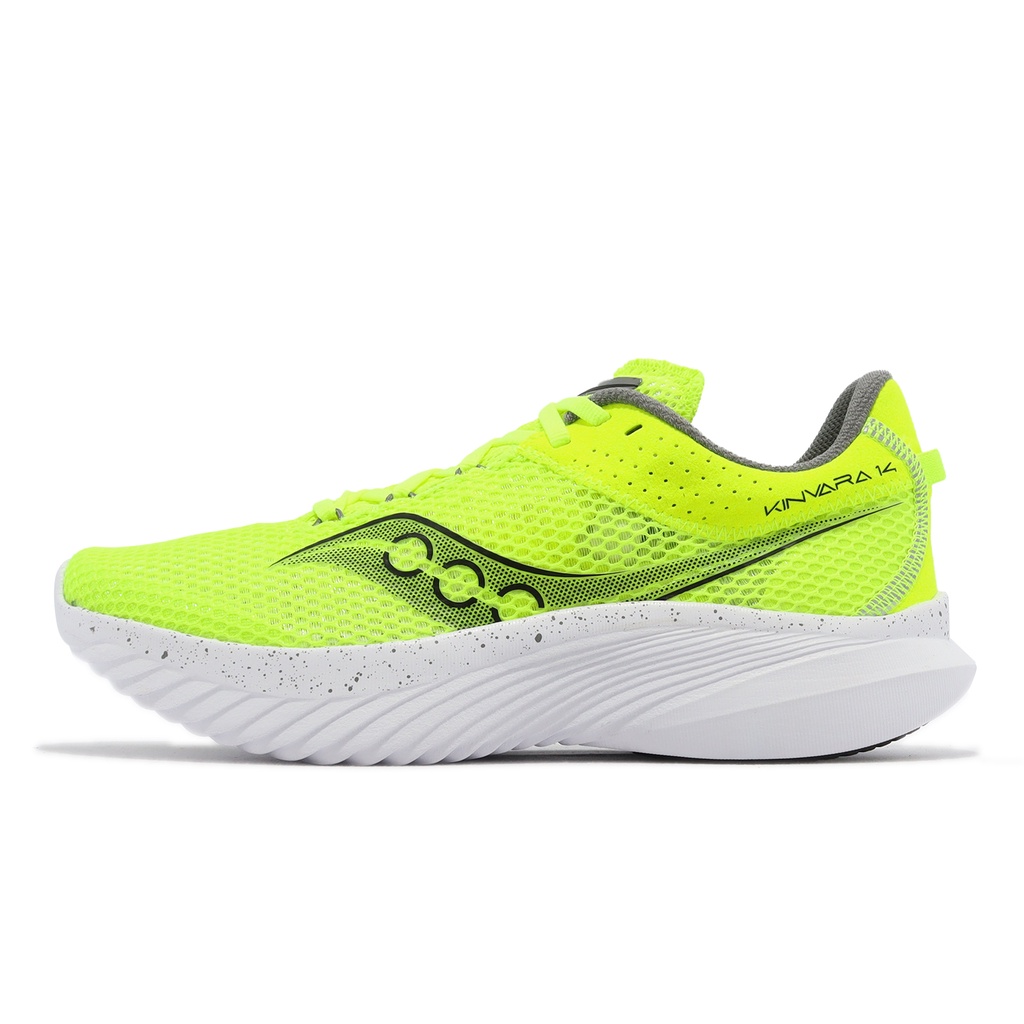 Saucony Jogging Shoes Kinvara 14 Fluorescent Green Black Breathable ...