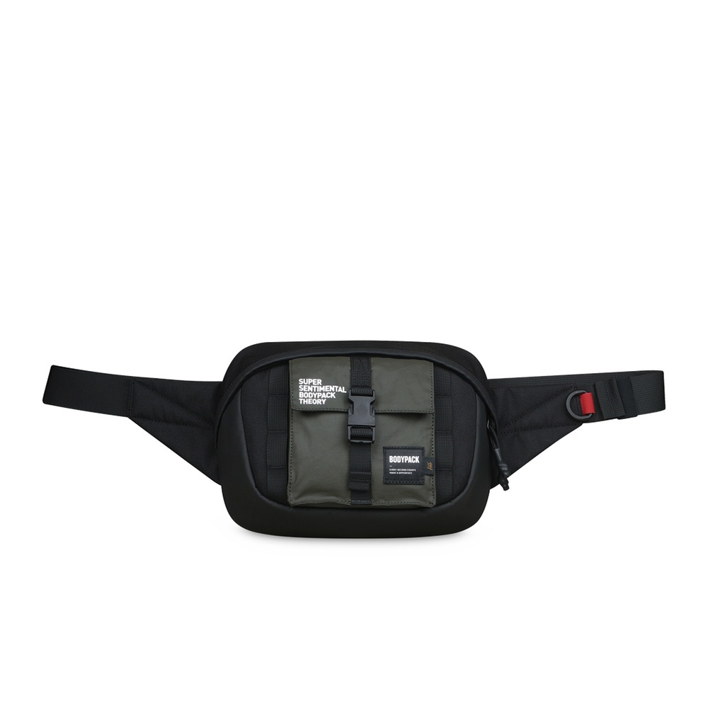 HITAM Bodypack x SSST Waist Bag Black Shopee Malaysia