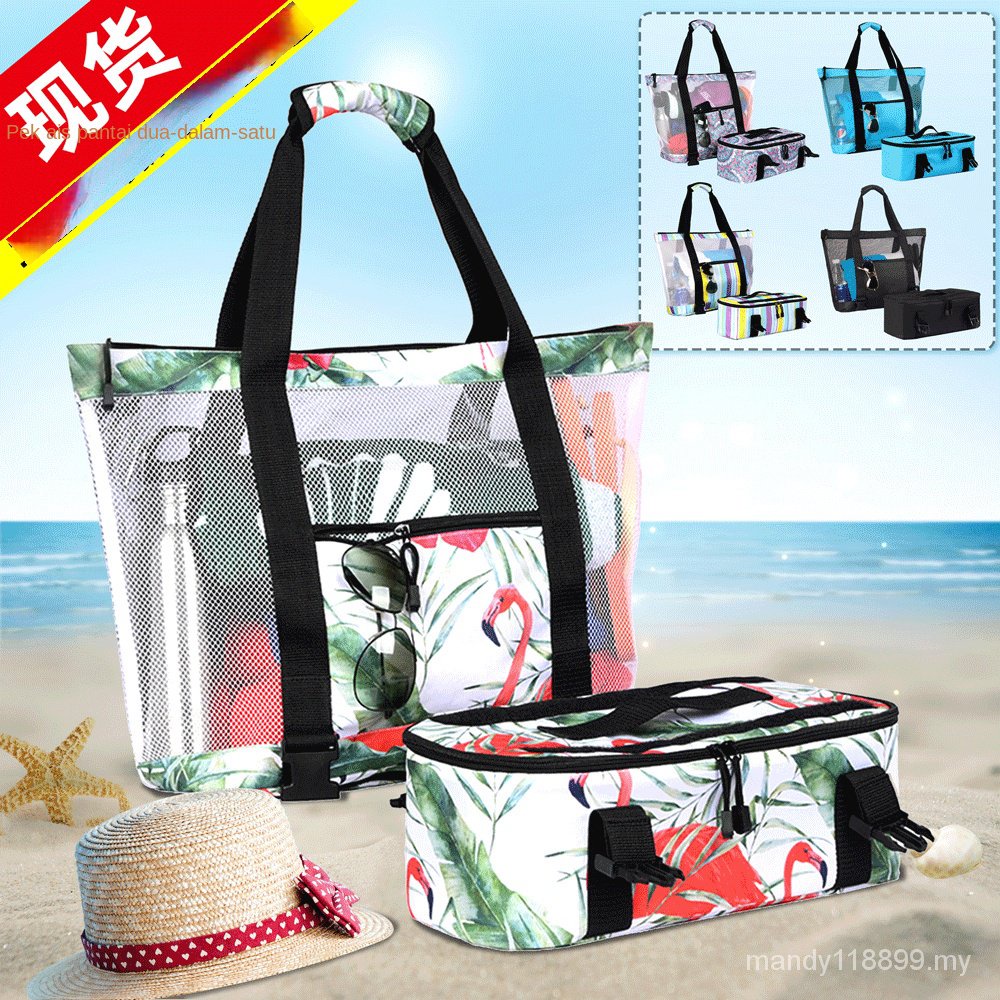 Beg berkelah luar yang baru dipisahkan beg ais pantai mudah alih ...