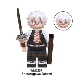 New Wm6159 Chainsaw Man Wm Anime Denji Pochita Power Electric Times Beam  Tolka Angel Building Blocks Mini-figures Kids Toys