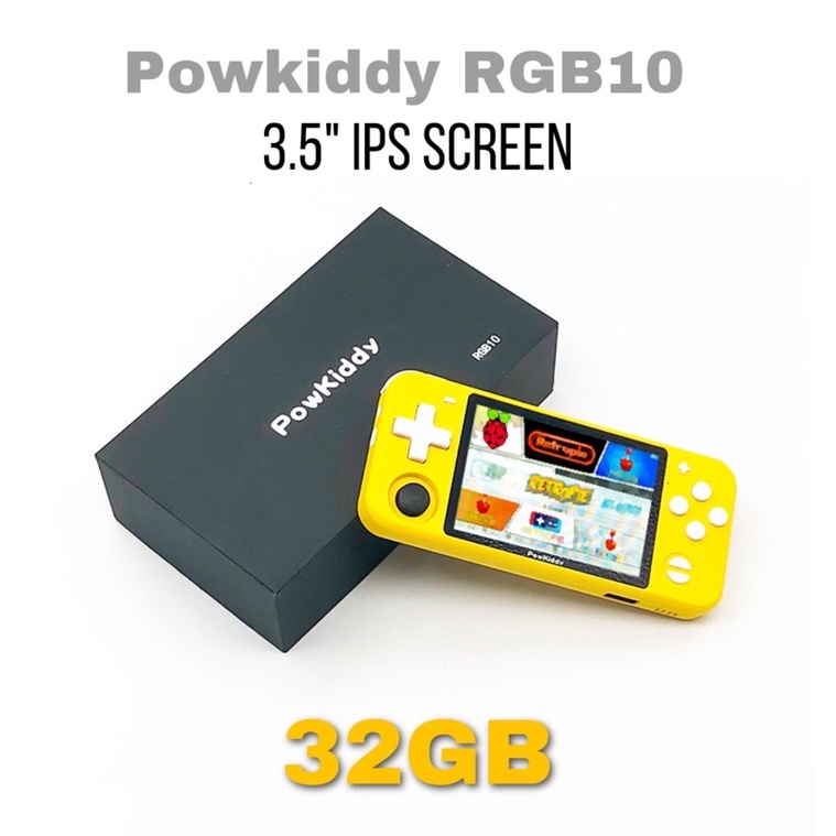 RGB10 MAX 2 powkiddy original handheld console big screen rgb10 ...