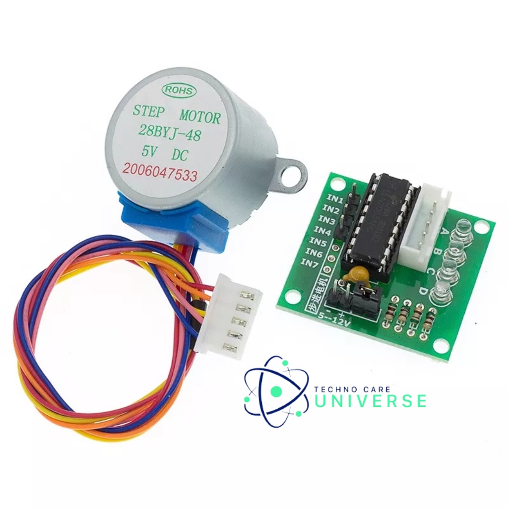 Stepper Motor 28BYJ-48 5V 4 Phase / Phase + Driver Board ULN2003 ...