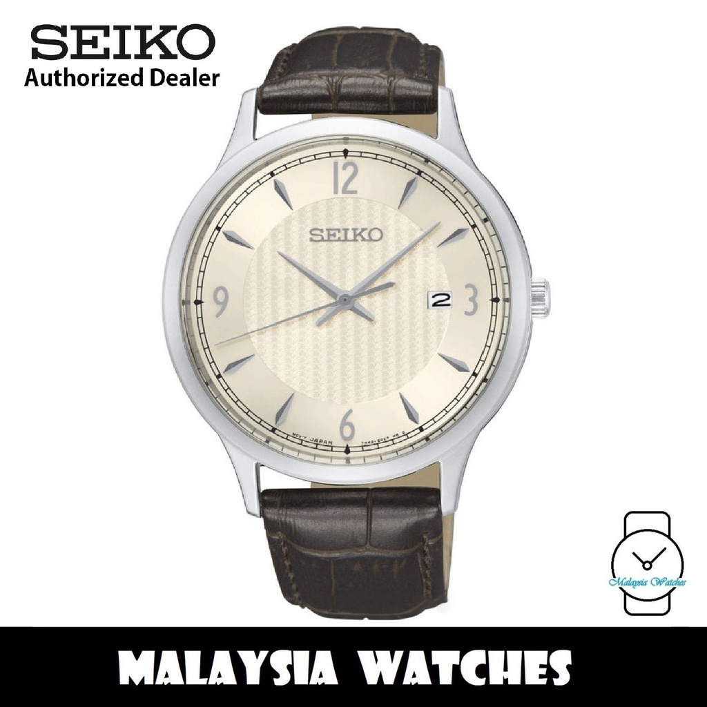 Seiko Neo SGEH83P1 Quartz Analog Silver Dial Hardlex Crystal Glass ...