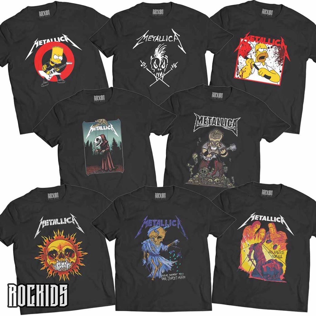 Rockids - kids wear - metallica collection I - kaos anak - kaos band ...