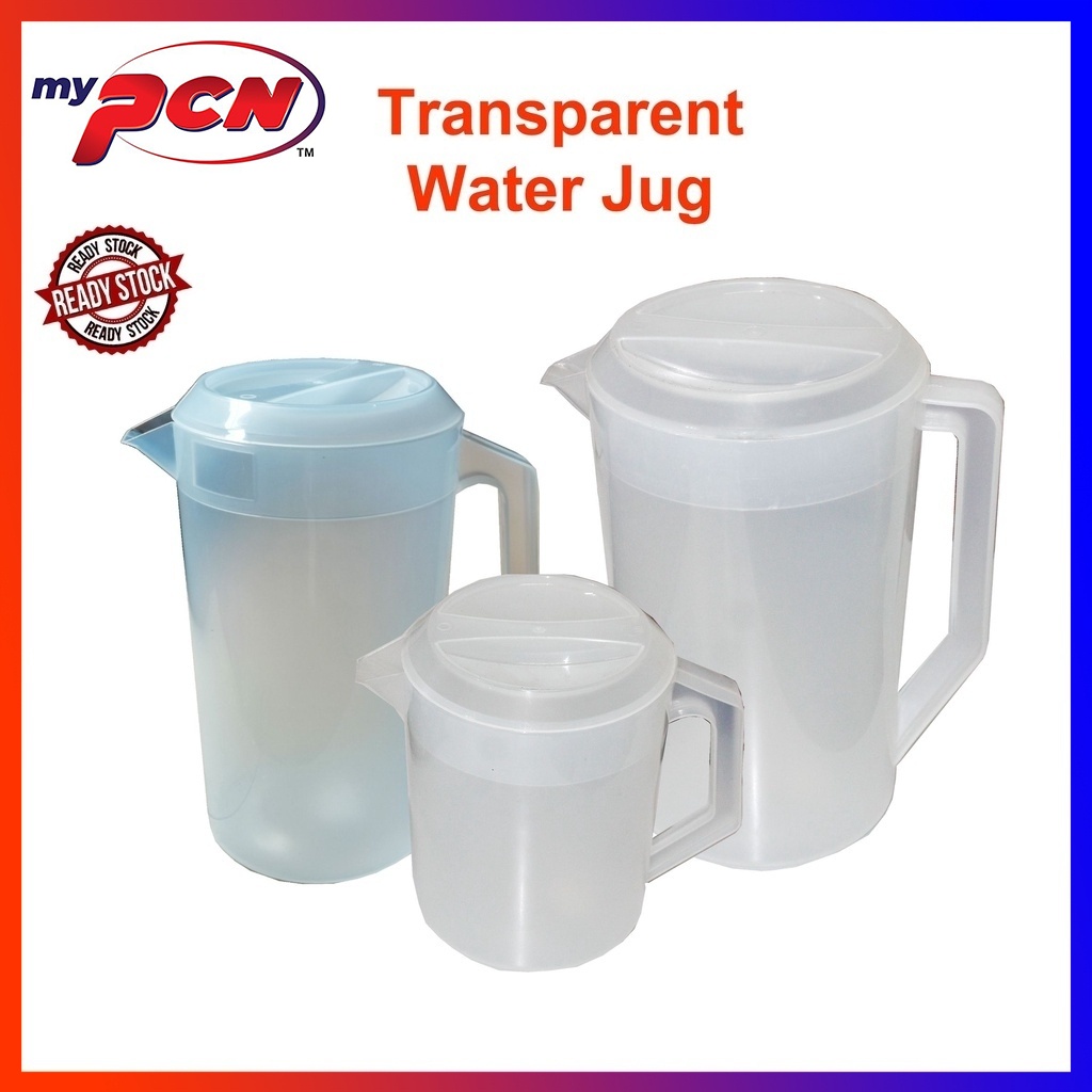 PCN Good Thick Plastic Beverage Water Juice Serving Pitcher Dispenser