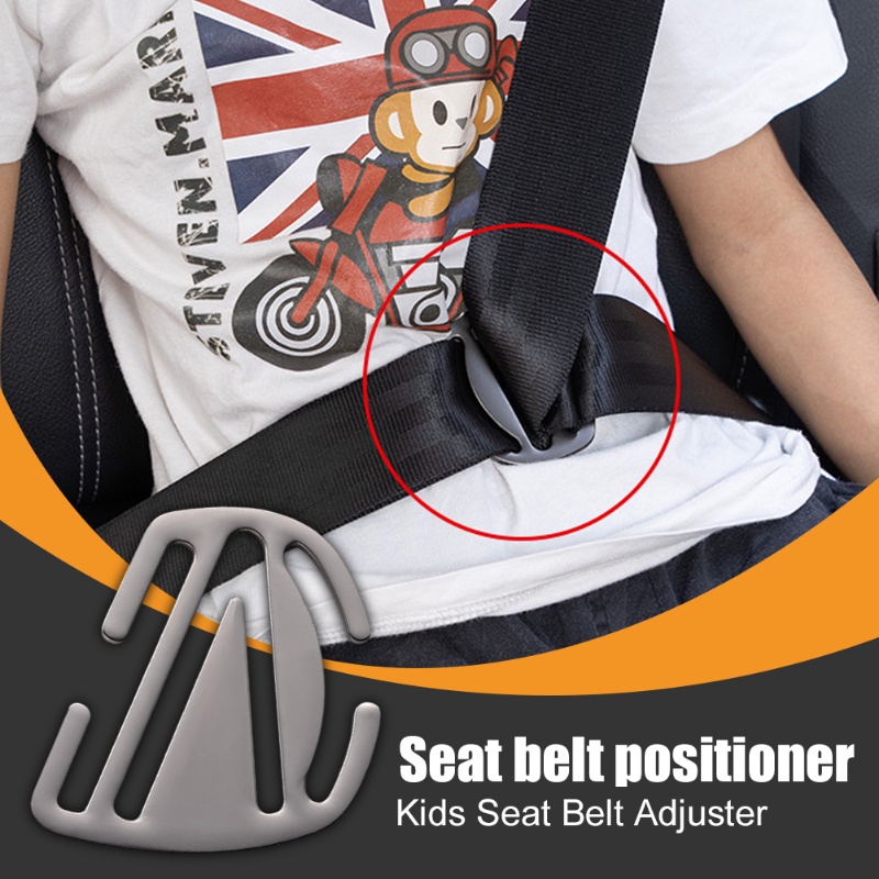 Car Alloy Safety Seat Belt Adjuster Auto Locking Clip Belt Strap ...