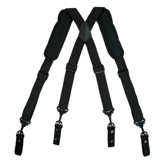 Tactical Suspenders ,Police Suspenders for Duty Belt Belt with Padded  Adjustable Shoulder Military Tactical Suspender