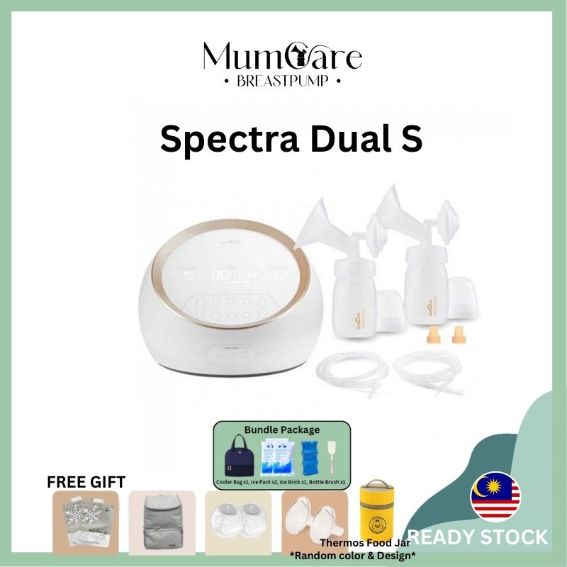 READY STOCK ] Spectra Dual S Hospital Grade Double Electric Double Breast  Pump With Free Gifts