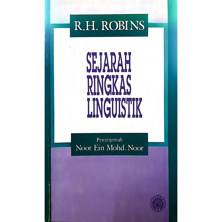 SEJARAH RINGKAS LINGUISTIK, R.H. ROBINS (DBP) | Shopee Malaysia