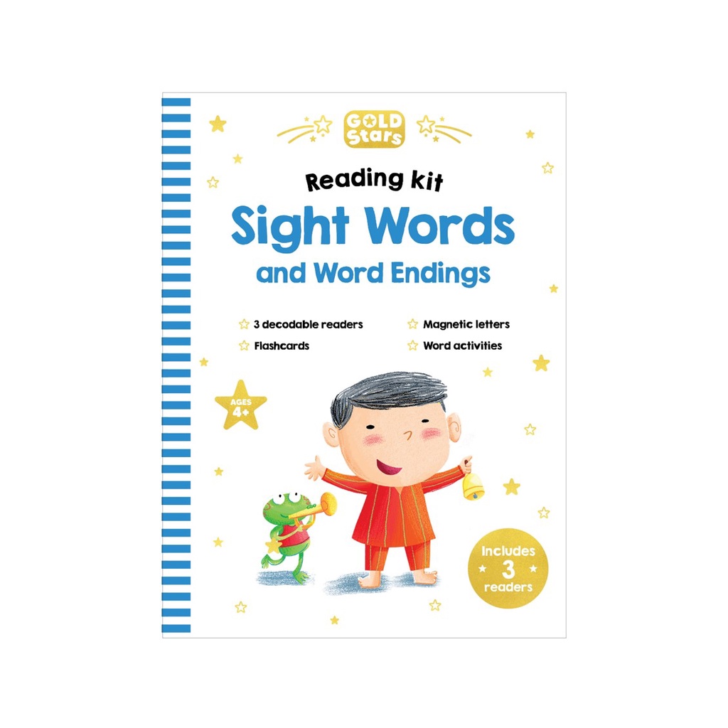 Gold Stars Book & Kit for Kids (Age 4+) with Words Flashcards ...
