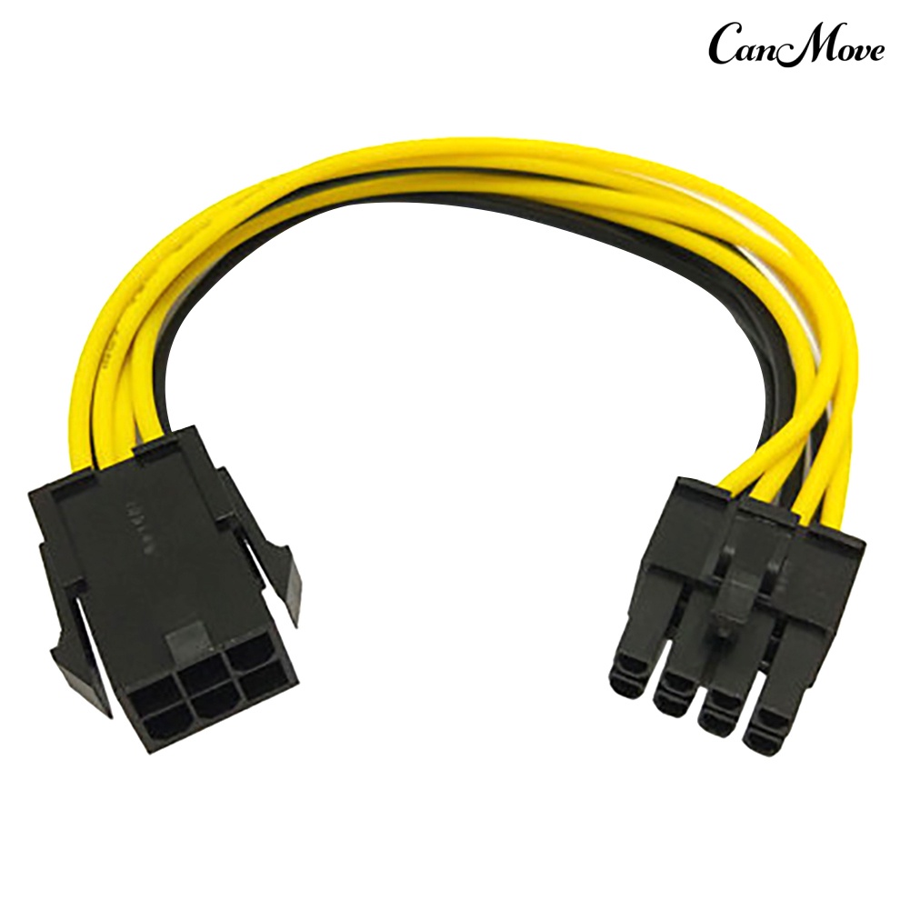 DM 6Pin to 8Pin PCIE Power Converter Extension Cable for Video Card