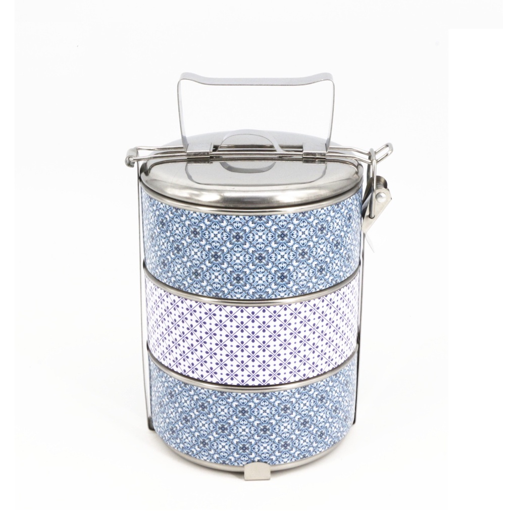 BDARI Stainless Steel Tiffin Carrier 3-Tier Food Container (12cm) [Free ...