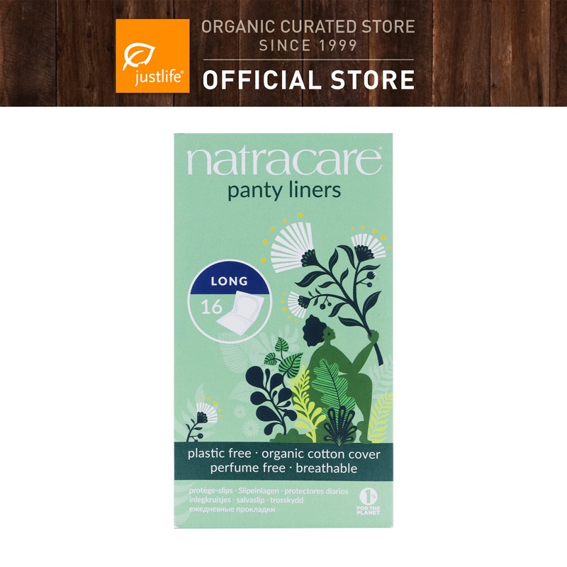 [100 ORGANIC Cotton Sanitary Pads] Natracare Natural Panty Liners