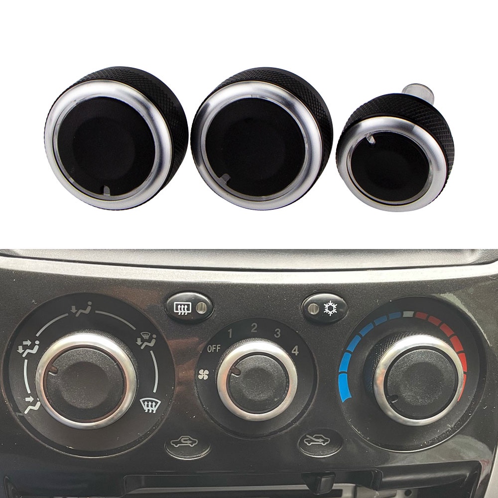 thumbnail interactive-video image 1 of Geartronics Air Condition Control Knobs For Toyota Tacoma 2005-2015 & More - 3-Pack 1 of 3