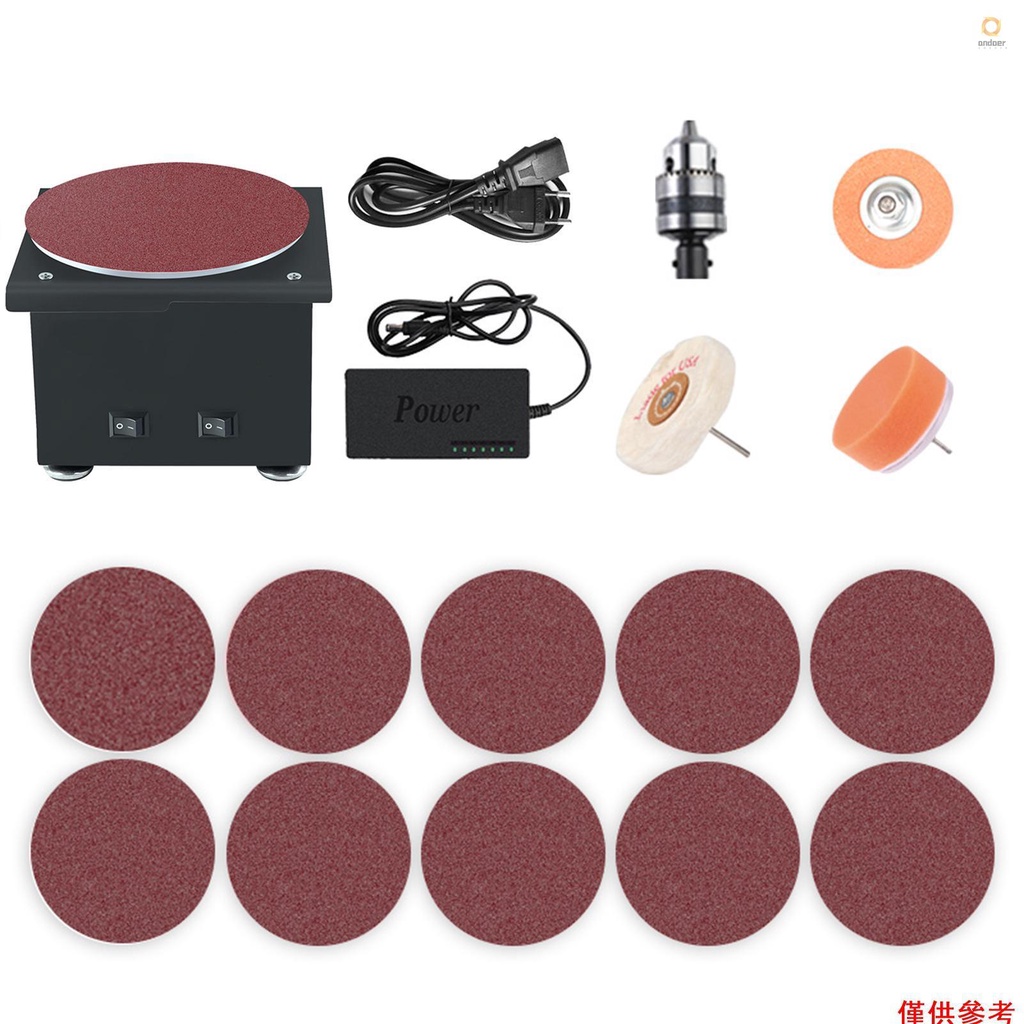 Mini Bench Disc Sander Electric Edge Sharpener 7 Variable Speed 10