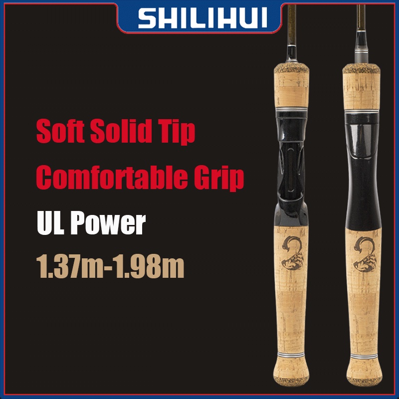 LEMOREN Micro Jigging Rod 2 6 LB 1.37M/1.5M/1.68M/1.8M/1.98M Joran ...