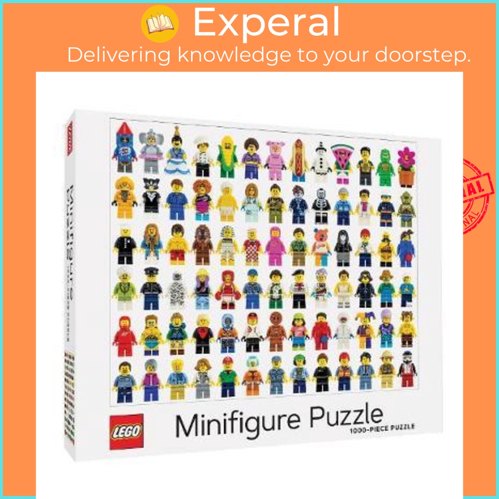 English 100 Original LEGO R Minifigure 1000 Piece Puzzle by LEGO R US edition paperback Shopee Malaysia