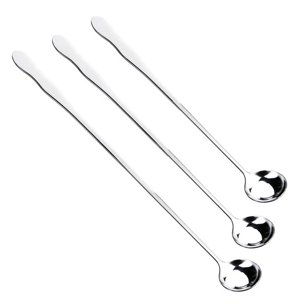 TL Stainless Stee Long Handle Spoon Coffee Tea Stirring Spoons Dessert ...