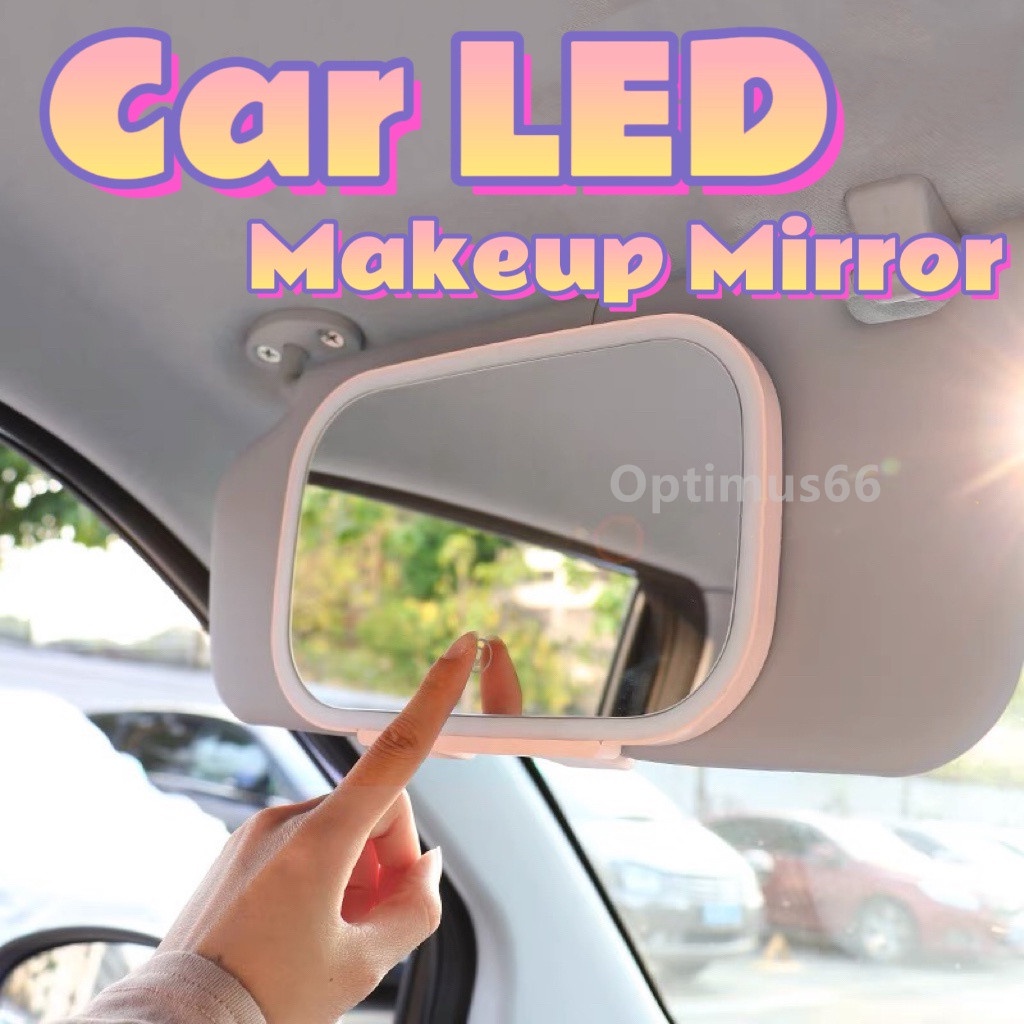 24H Shipping! Make Up Mirror + Car Sun Visor LED Lights Adjustable