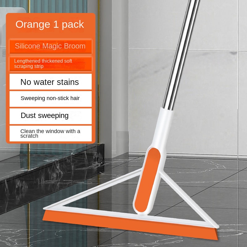 Magic Silicone Broom Floor Slit Brush Tik Tok Popular Bathroom Wiper