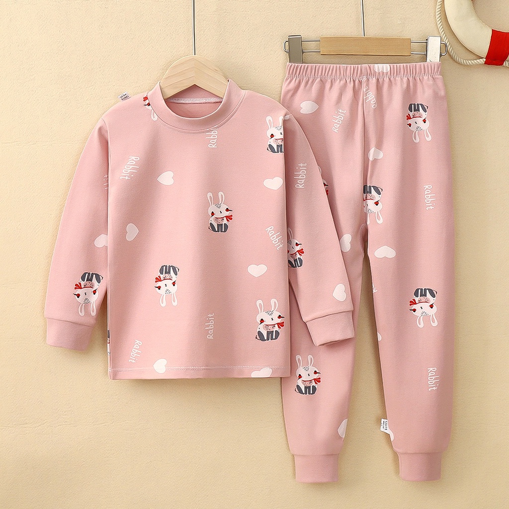 2-15Y Boys Girls Set Pajamas Set Korean Two Piece Children's Cotton ...