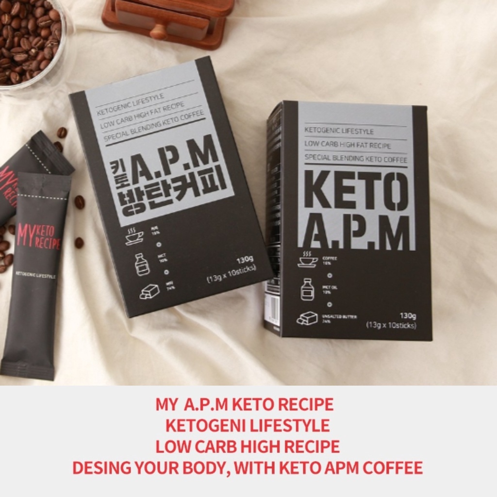 APM Keto APM Bulletproof Coffee Low Carb High Fat Recipe for