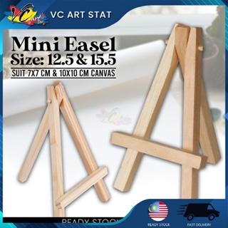 wooden mini easel pine wood 12 cm display canvas art craft table