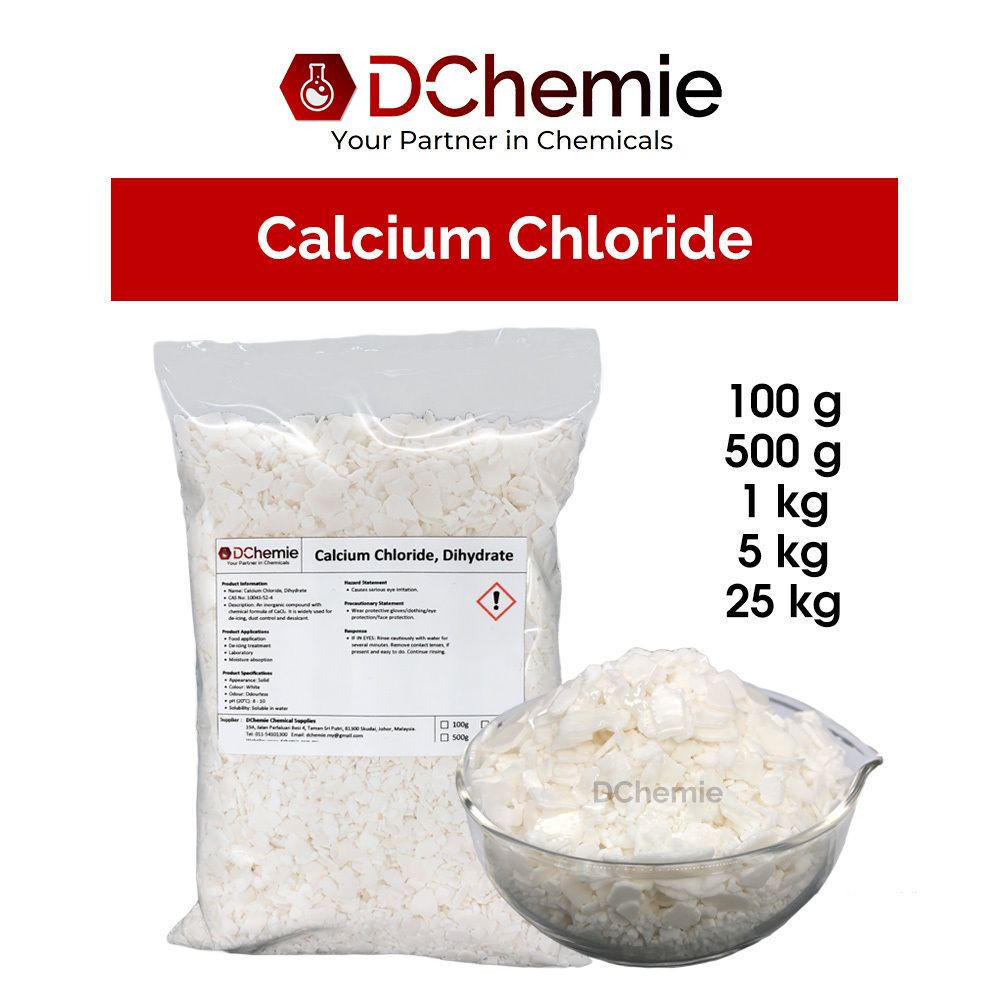 Calcium Chloride, Food Grade [100g 5kg] Food applicatiion