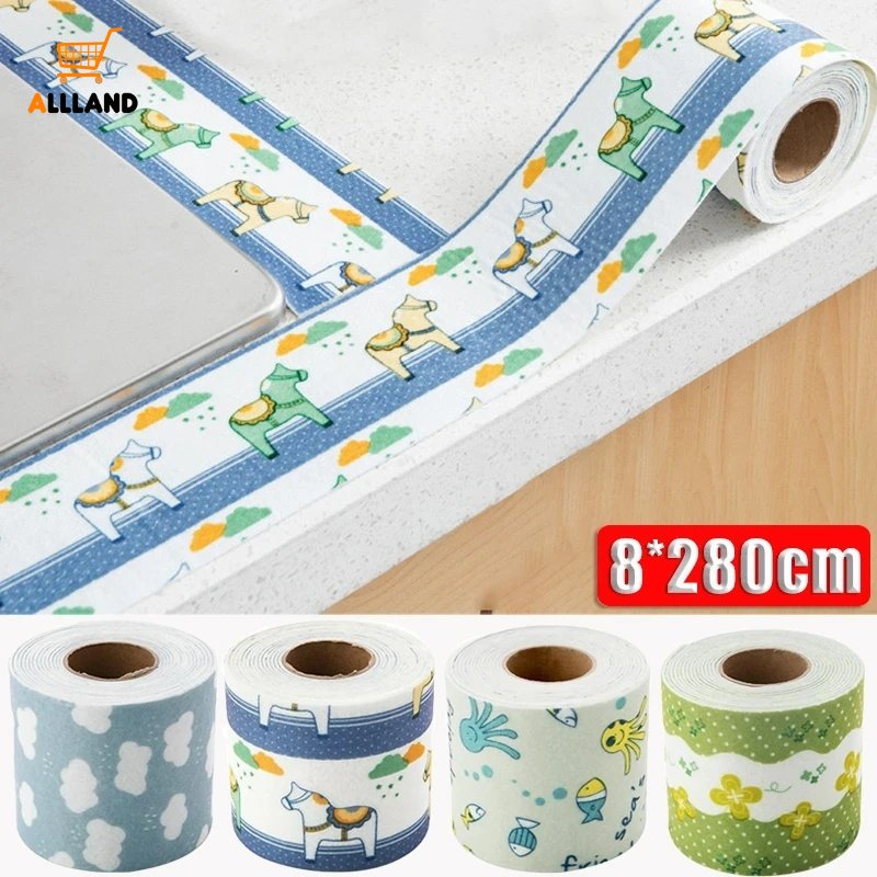 8*280cm Self-adhesive Window Anti-mildew Tape/ Kitchen Bathroom Sink ...