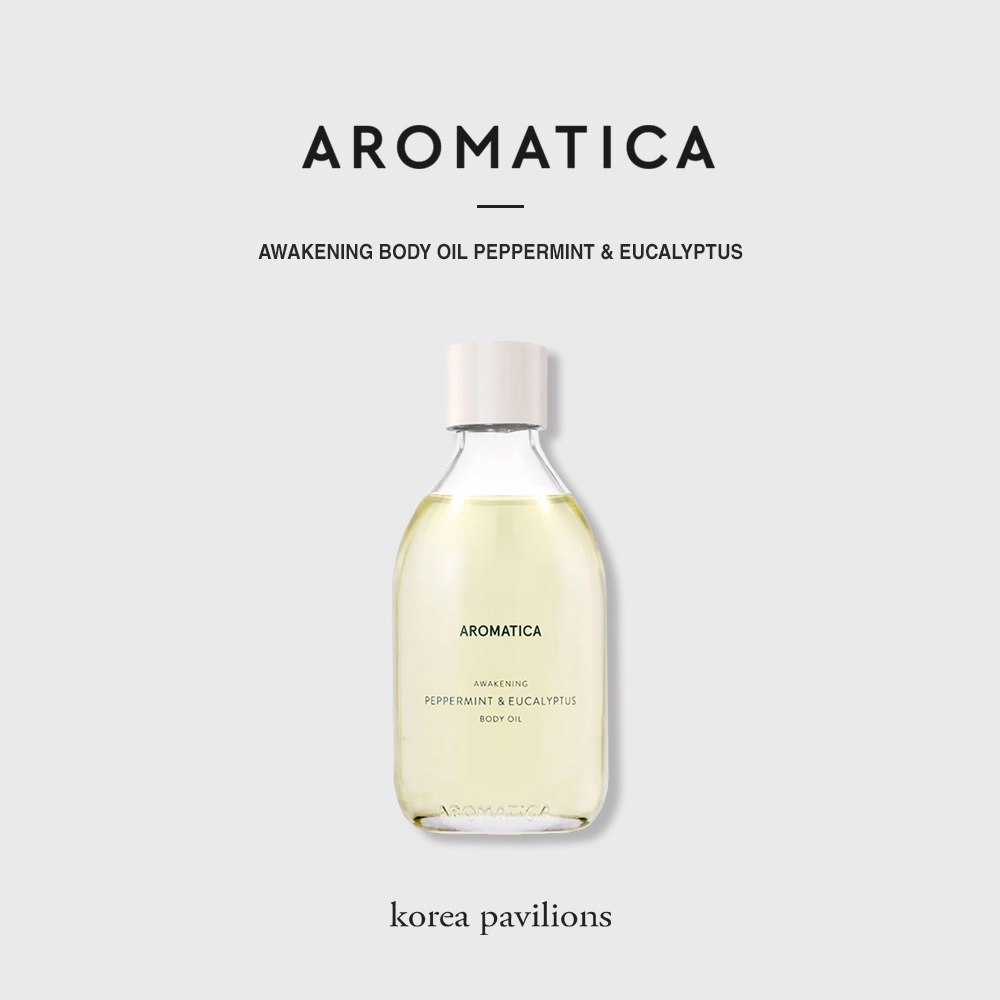 Aromatica Awakening Body Oil Peppermint And Eucalyptus 100ml Shopee Malaysia