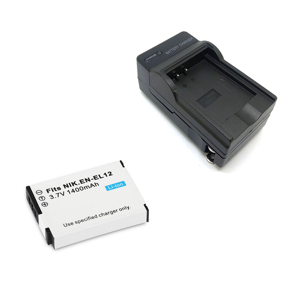 Kastar EN-EL12 Battery & USB Charger Kit For Nikon Coolpix S9900 S9800 S6000 – 2-Pack