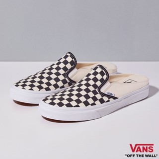 Vans slip on deals checkerboard mule