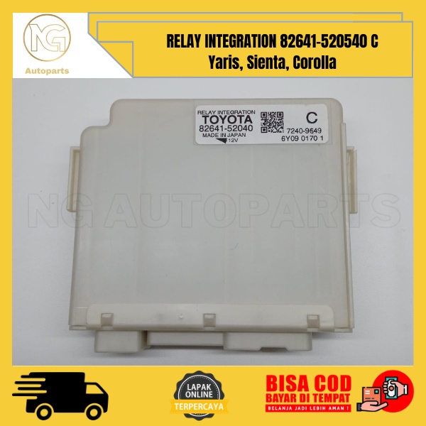 Toyota Yaris Sienta Corolla Integration Relay Shopee Malaysia