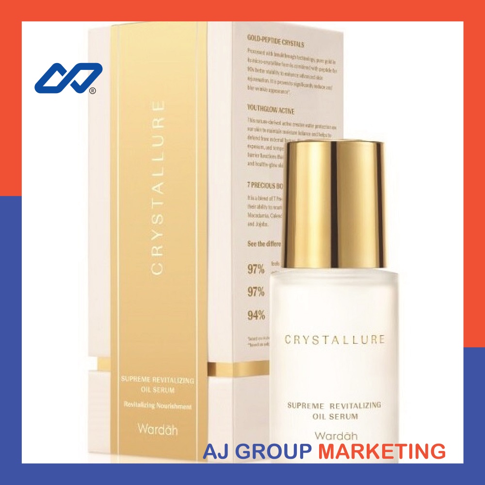 Wardah Crystallure Supreme Revitalizing Oil Serum (30ml) Shopee Malaysia