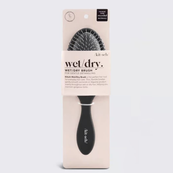Kitsch, Wet & Dry Brush, 1 Brush, Gently detangles wet & dry hair