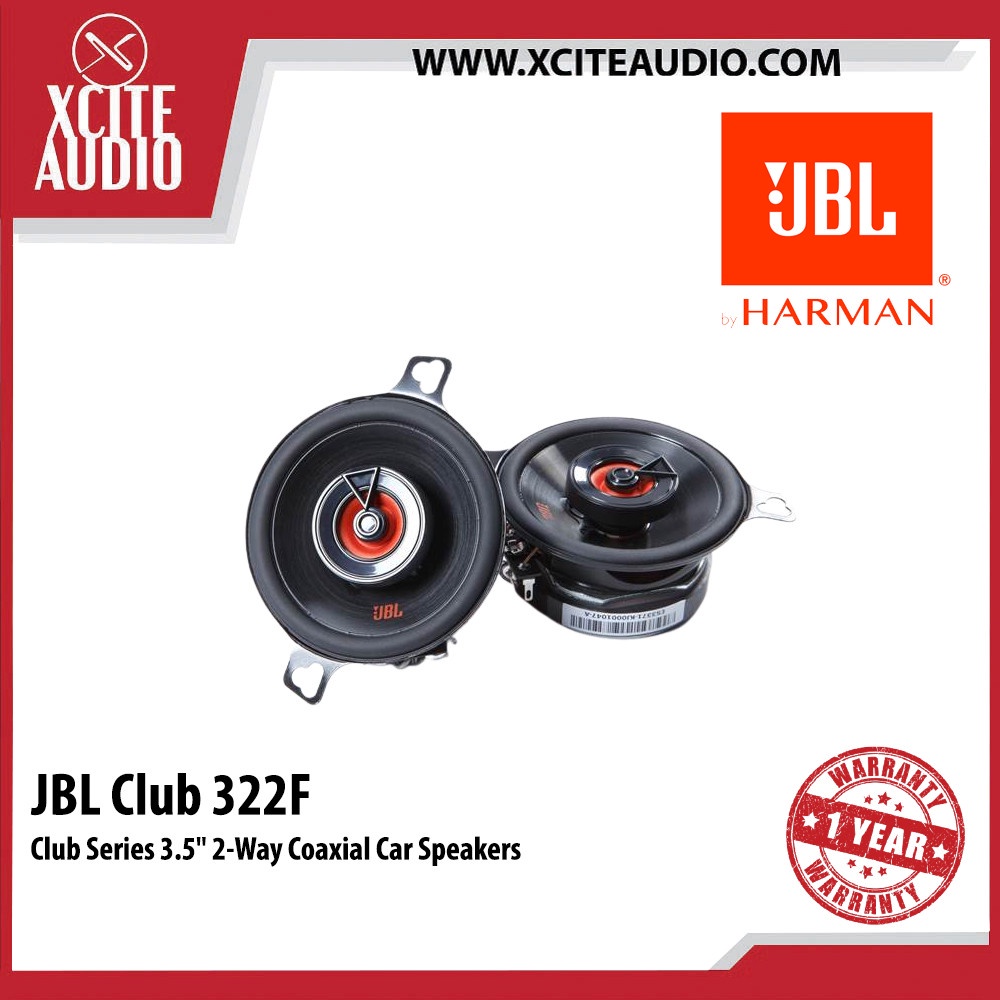 JBL Club 322F Club Series 3.5" 2-Way Coaxial Car Speakers | Shopee Malaysia