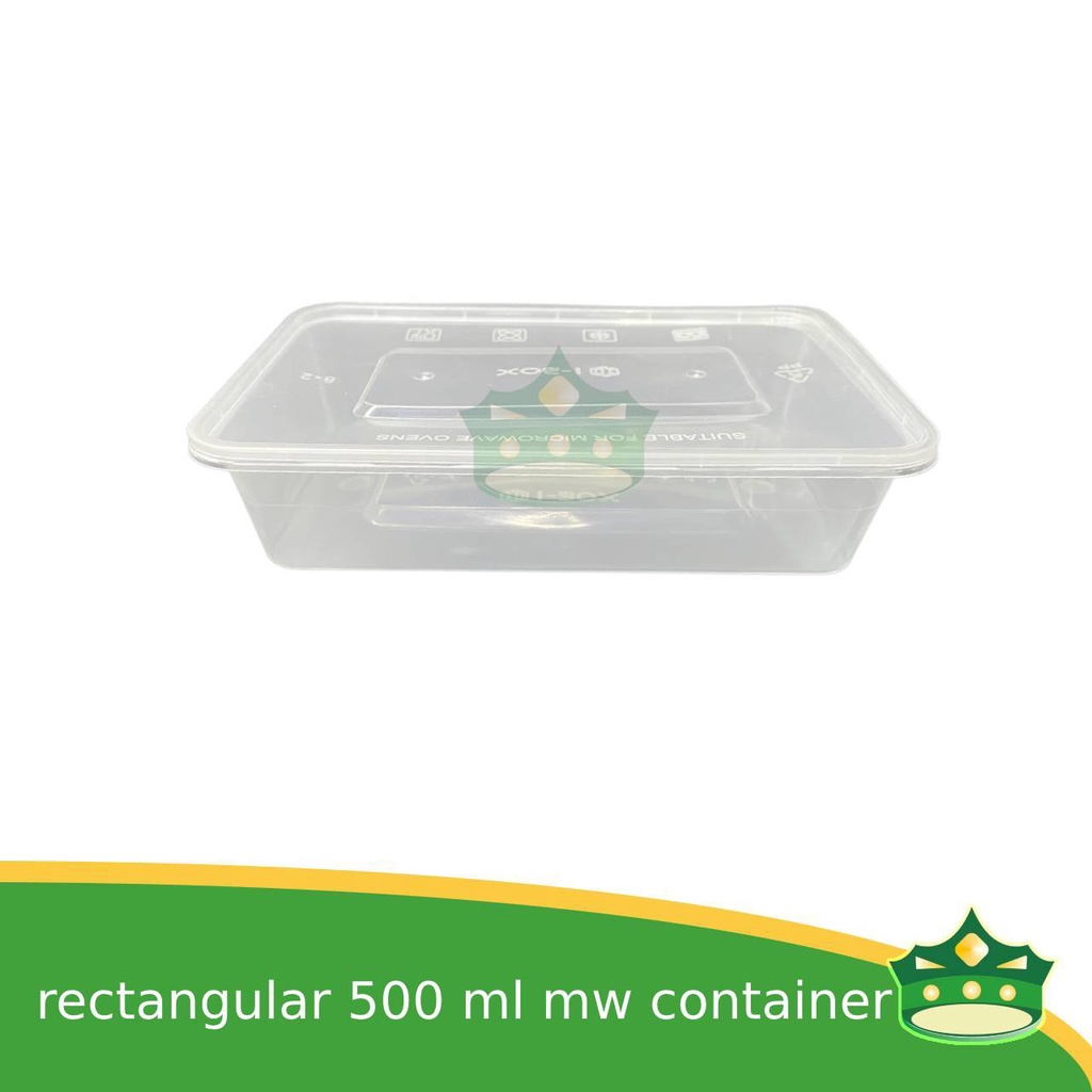 IBOX brand microwavable plastic rectangular containers take out for ...