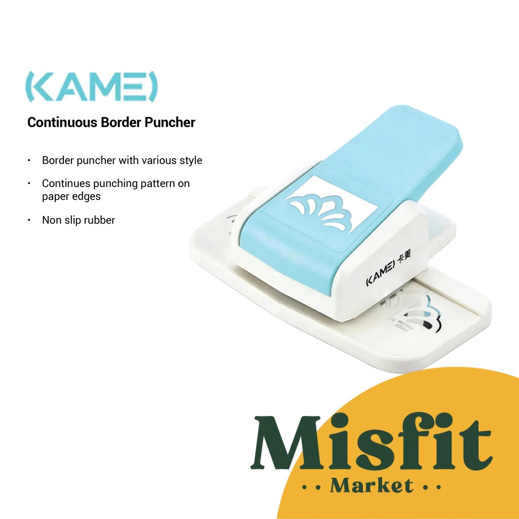 Kamei Continuous Craft Paper Border Puncher Cute Pattern Paper Border