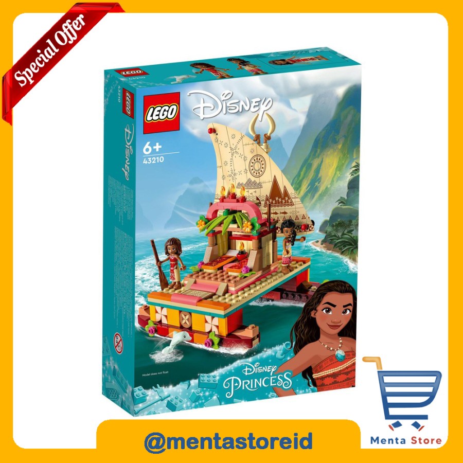 Lego Disney 43210 Moana's Wayfingerding Boat | Shopee Malaysia