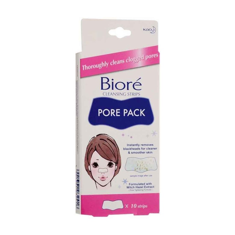 Biore Pore Pack Cleansing Strips 10'S | Shopee Malaysia