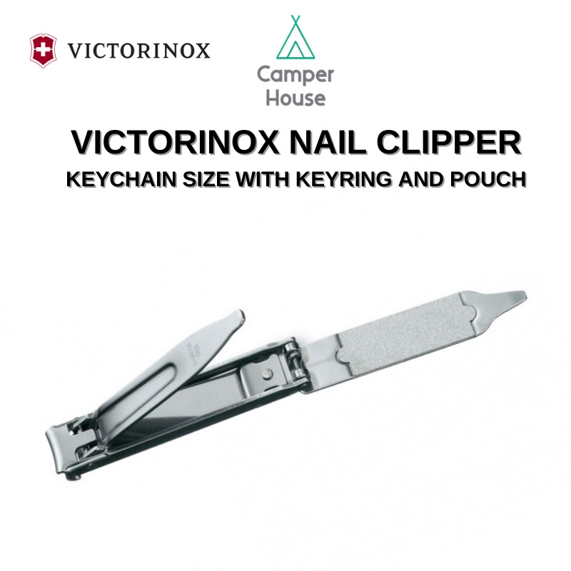 [Ready Stock] Victorinox Nail Clipper Keychain Size with Keyring and