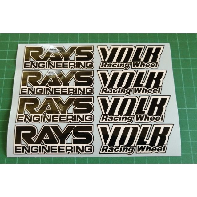Sticker Sport Rim Rays Engineering Volk | Shopee Malaysia