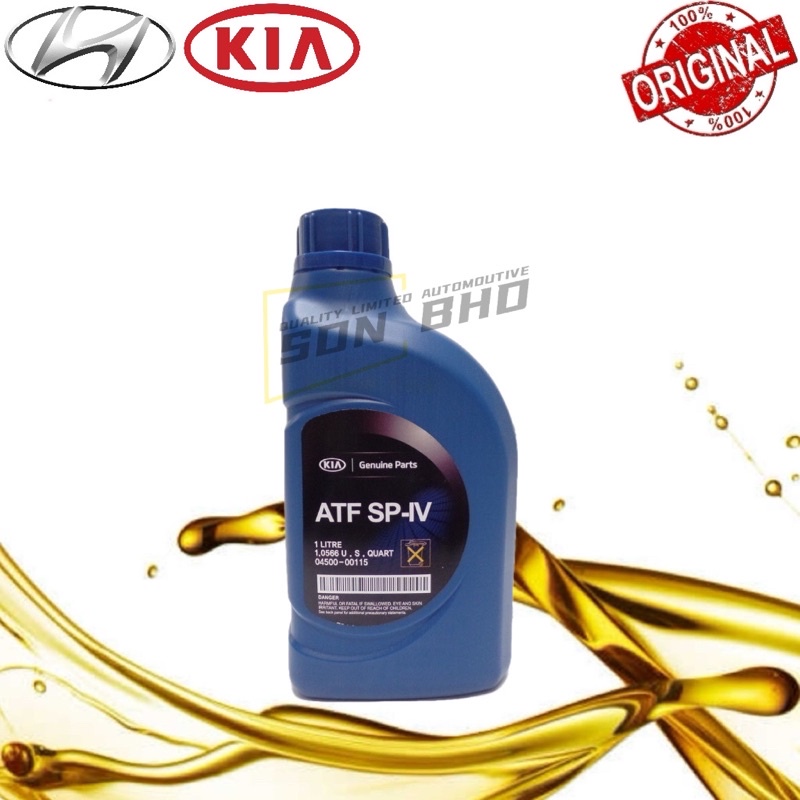 [ORIGINAL💯]KIA HYUNDAI ATF SP-IV FOR 6SPEED TRANSMISSION FLUID AUTO OIL ...