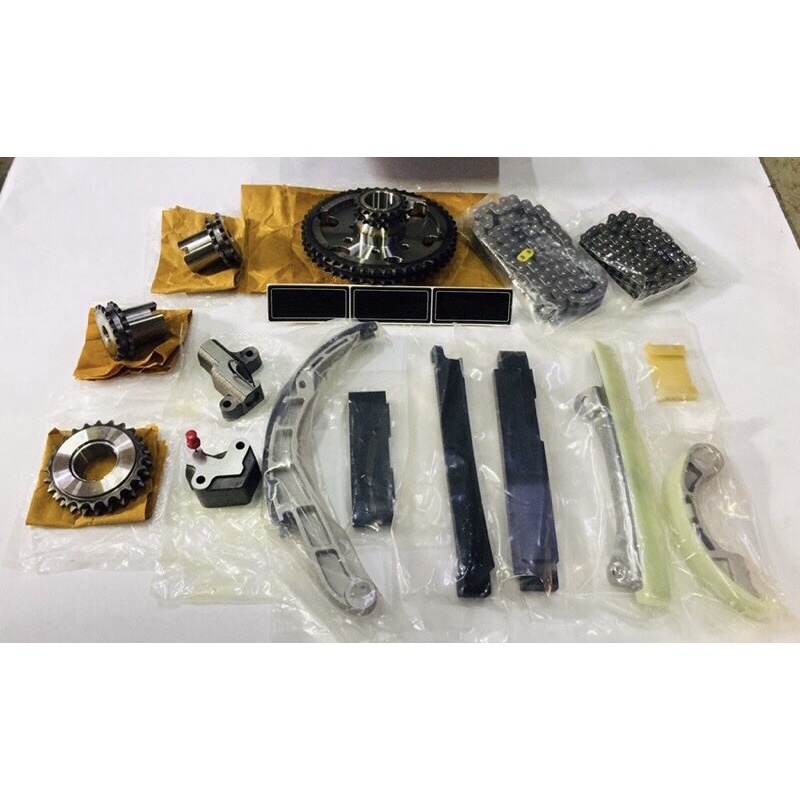 NISSAN NAVARA D40/ YD25 TIMING CHAIN & OIL PUMP CHAIN FULL SET (15 ITEM ...