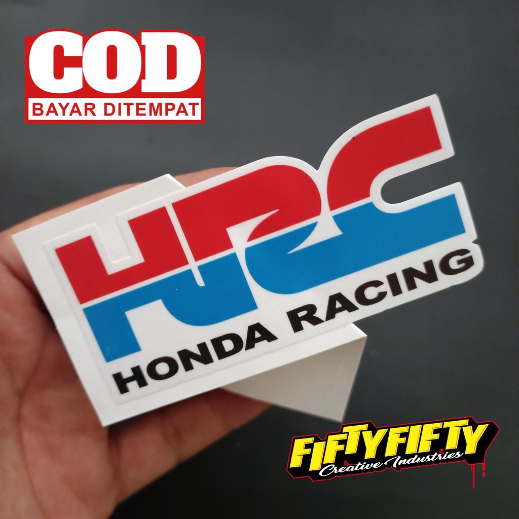 Honda RACING Print Cut Stickers Glossy Lamination Printing Stickers ...