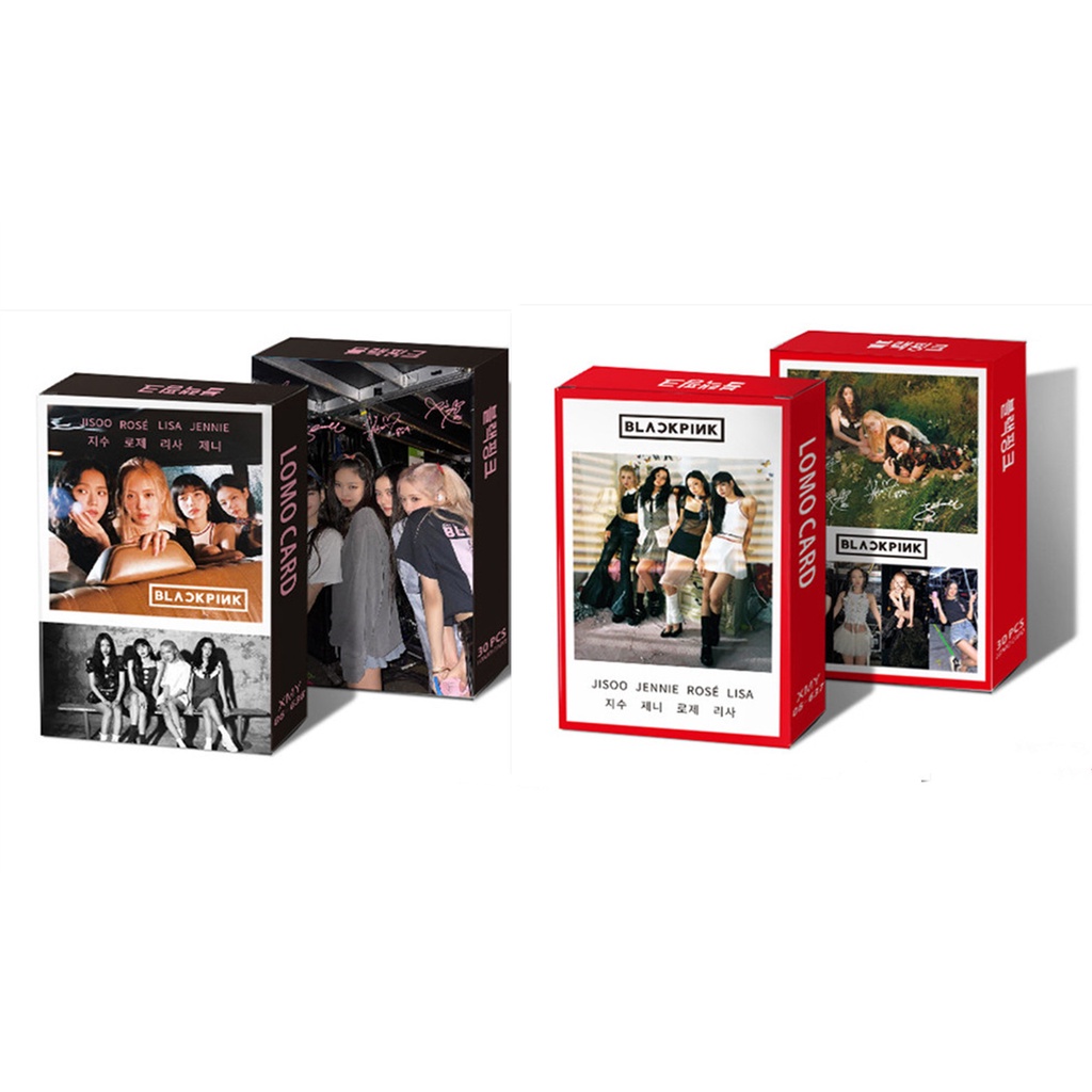 30pcs/box BP Photo Album Fan Collection Photocards LISA JISOO ROSE ...