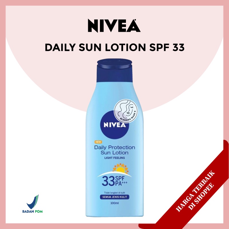 Nivea Body Lotion Daily Protection Sun Lotion SPF33 PA+++ 100mL