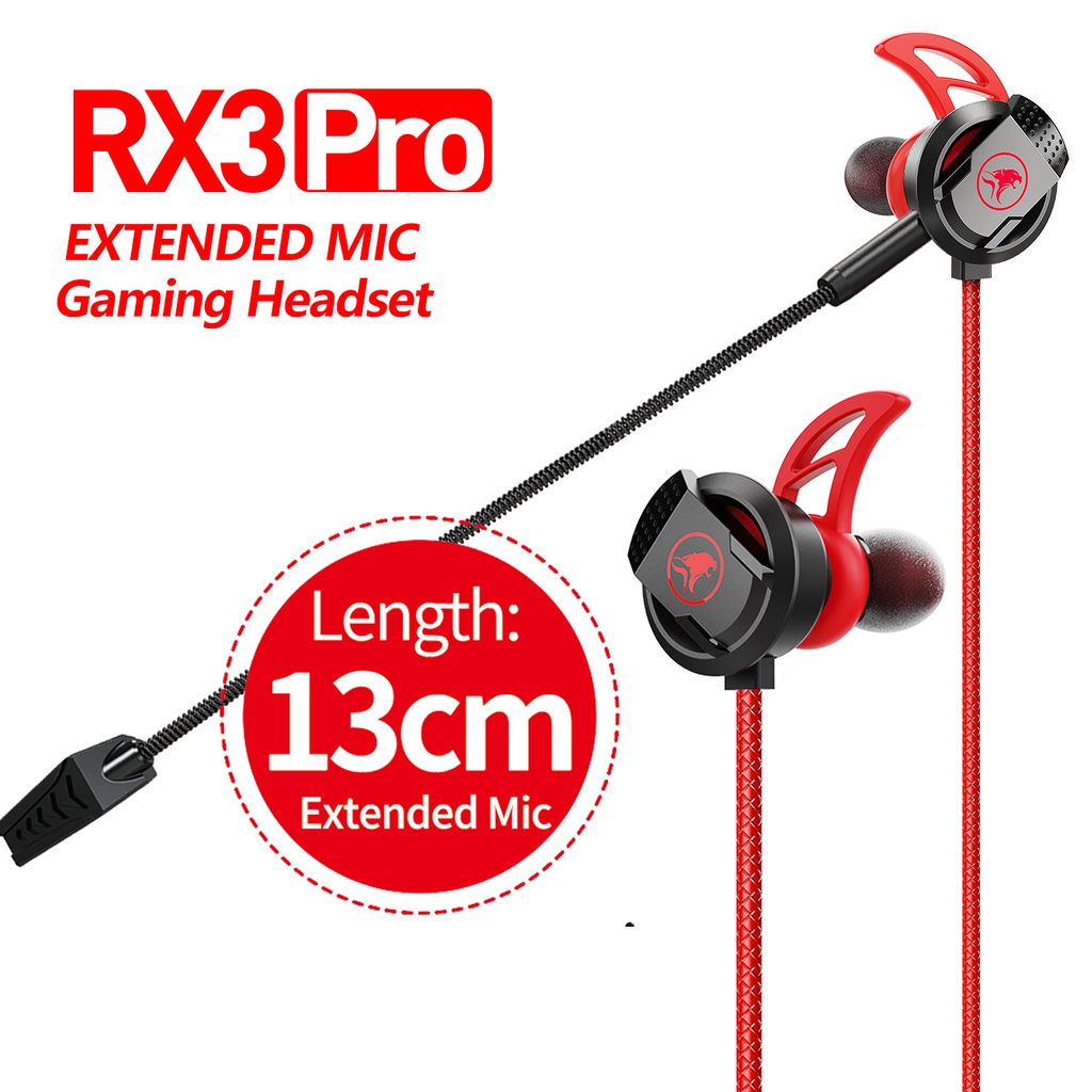 PLEXTONE xMowi RX3 Gaming Earphone Headset Wired 3.5MM Headphones with