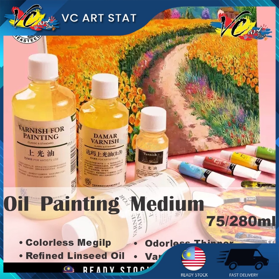 Heasteed Oil Painting Medium 280ml (Odorless Thinner / Refined Linseed