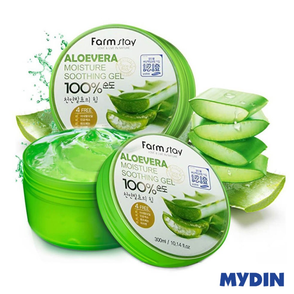 Farm Stay Aloe Vera Moisture Soothing Gel (300ml) | Shopee Malaysia